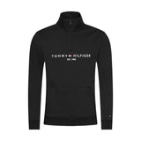 Maglioni Uomo Tommy Hilfiger - Tommy Logo Mockneck - Nero