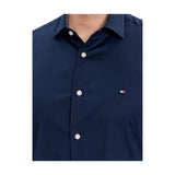 Camicie casual Uomo Tommy Hilfiger - Cl Stretch Poplin Contrast Shirt - Blu