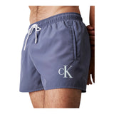 Pantaloncini e calzoncini Uomo Calvin Klein - Short Drawstring Monogram - Indaco