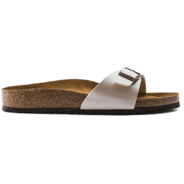 Sandali Donna Birkenstock - Madrid pearl white, Birko Flor Graceful Calz.S - Bianco