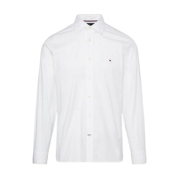 Camicie casual Uomo Tommy Hilfiger - Flex Widespread Poplin Rf Shirt - Bianco