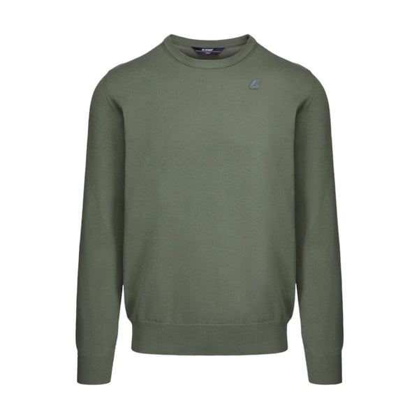 Maglioni Uomo K-Way - Pullover Filo Sebastien Cotton - Verde