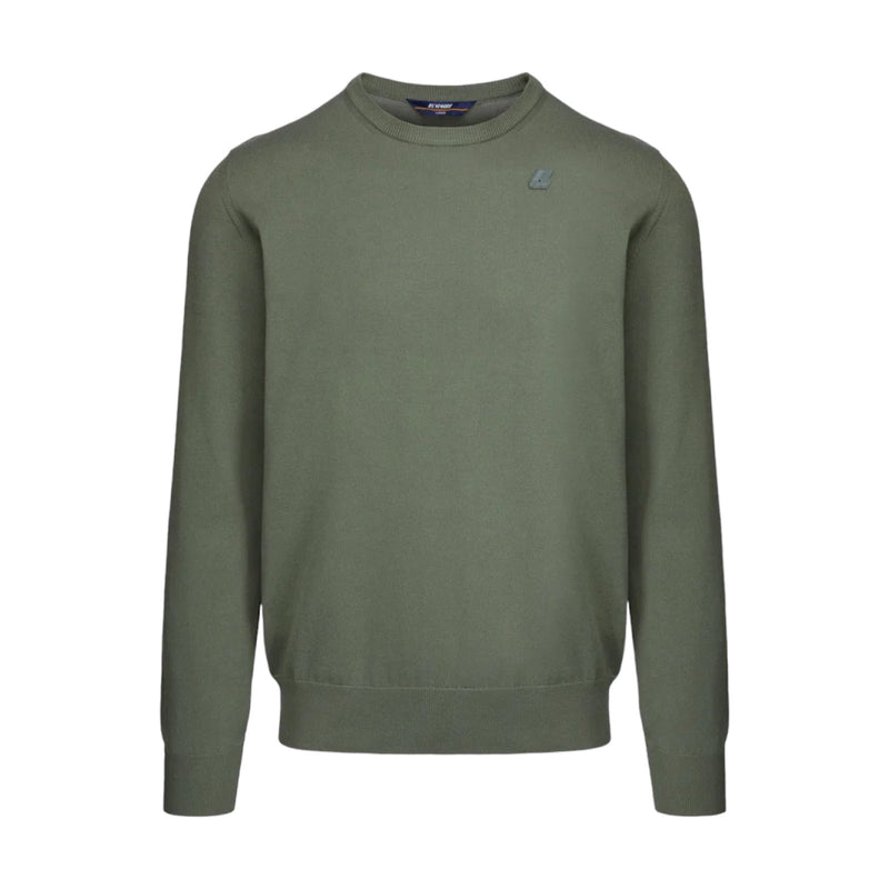 Maglioni Uomo K-Way - Pullover Filo Sebastien Cotton - Verde