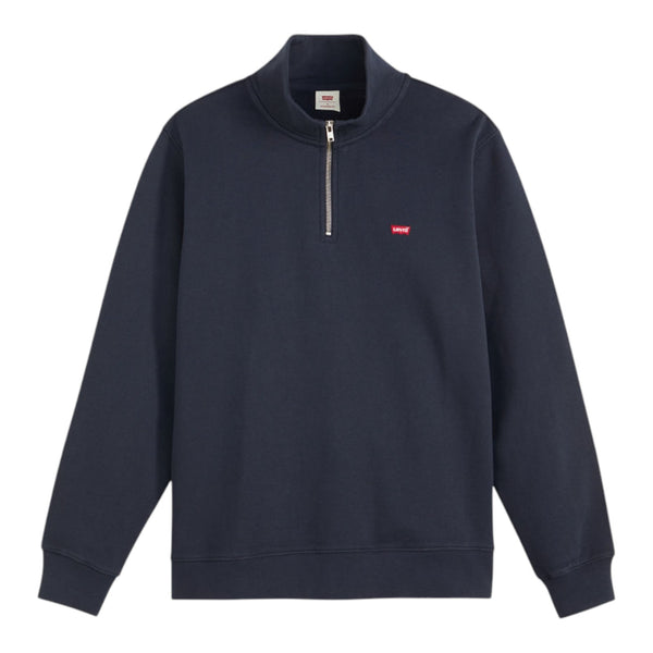 Felpe senza cappuccio Uomo Levi's - Original Hm 1/4 Zip Navy Blazer - Blu
