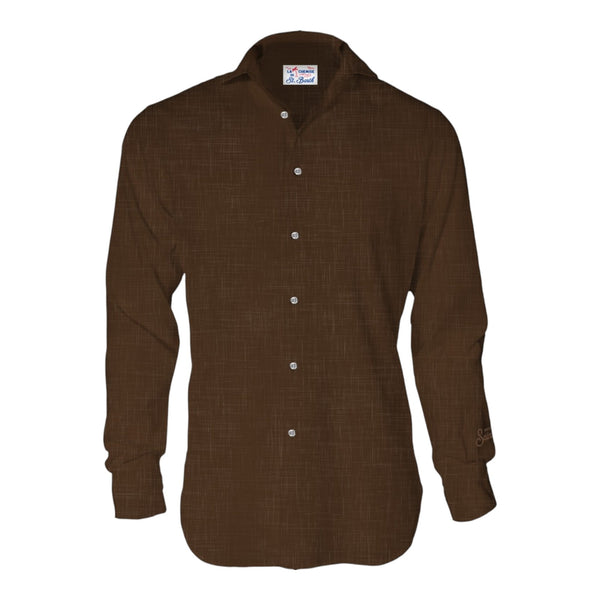Camicie casual Uomo Mc2 Saint Barth - Pamplona	Classic Shirt - Marrone