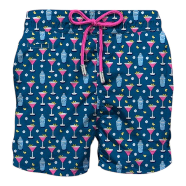 Pantaloncini e calzoncini Uomo Mc2 Saint Barth - Lighting Micro Fantasy Ultralight Swim Short - Avio