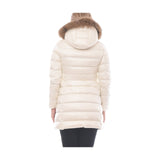 Giubbini Donna Blauer - Imp/Trench Lung Apertura Real Fur On Hood - Bianco