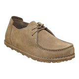 Mocassini Uomo Birkenstock - Utti Lace N gray taupe, Suede Leather - Marrone