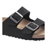 Sandali Uomo Birkenstock - Arizona earthy black veg Birkibuc - Nero