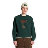 Felpe senza cappuccio Uomo Timberland - Felpa Girocollo Patchwork - Verde