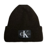 Berretti in maglia Uomo Calvin Klein - Monologo Patch Beanie - Marrone