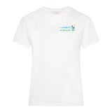 T-shirt Donna Mc2 Saint Barth - Emilie Cotton Crew Neck T-Shirt - Bianco