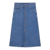 Gonne casual Donna Dickies - Midi Denim Skirt W Classic Blue - Denim