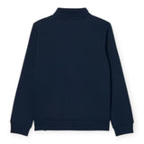 Felpe senza cappuccio Ragazzo Lacoste - Lcb Core Fleece 1/2 Zip - Blu