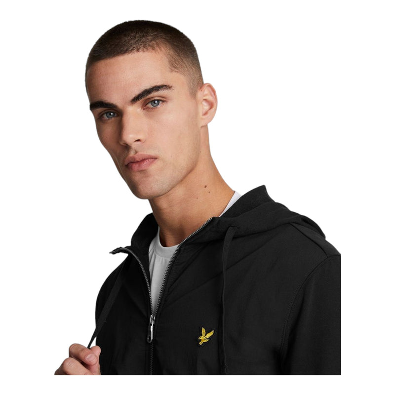 Felpe con cappuccio Uomo Lyle & Scott - Hybrid Zip Hoodie - Nero