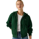 Felpe con cappuccio Donna Levi's - Everyday Full Zip Hoodie Sweatshirt - Verde