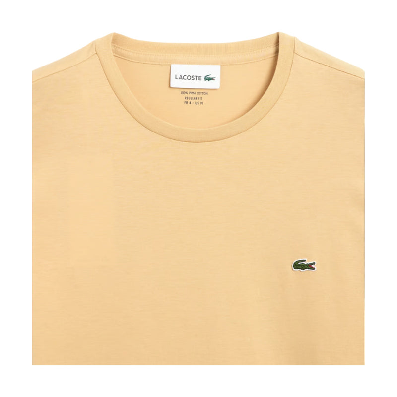 T-shirt Uomo Lacoste - T-Shirt 100% Pima Cotton - Beige