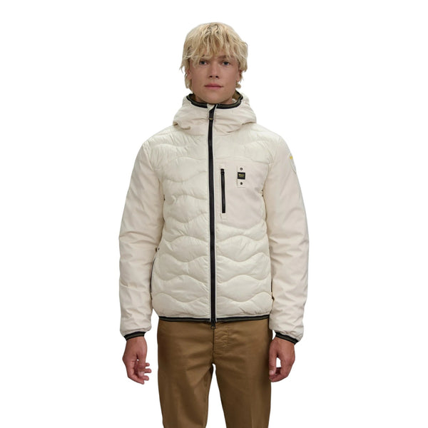 Piumini Uomo Blauer - Albert	Giubbini Corti	Imbotttito Piuma/Ovatta - Bianco