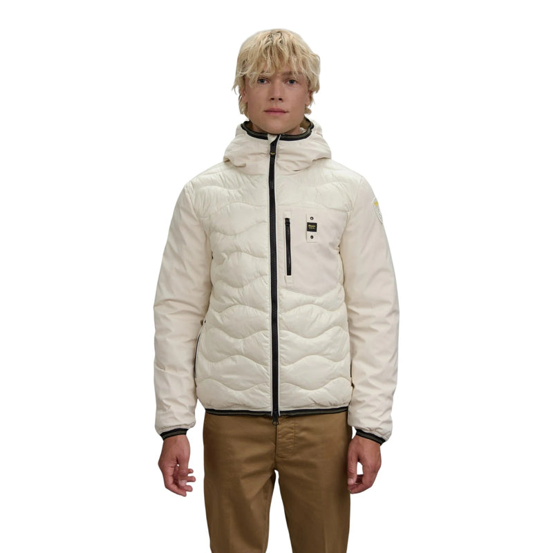 Piumini Uomo Blauer - Albert	Giubbini Corti	Imbotttito Piuma/Ovatta - Bianco