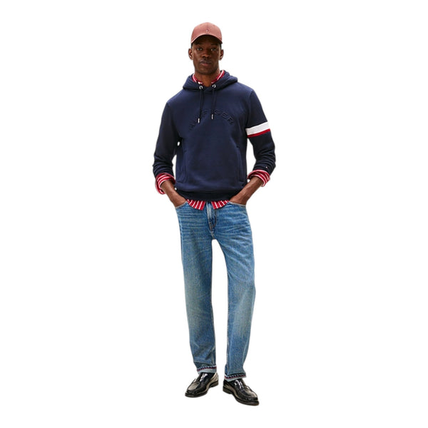 Felpe con cappuccio Uomo Tommy Hilfiger - Rwb Insert Hoodie - Blu