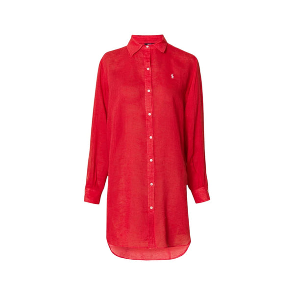 Camicie Donna Polo Ralph Lauren - Boyfriend Shirt - Corallo