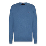 Maglie a manica lunga Uomo Tommy Hilfiger - Pima Org Ctn Cashmere Crew Neck - Celeste