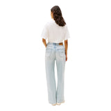 T-shirt Donna Tommy Hilfiger - Tjw Reg Waist Tie Badge Tee Ext - Bianco
