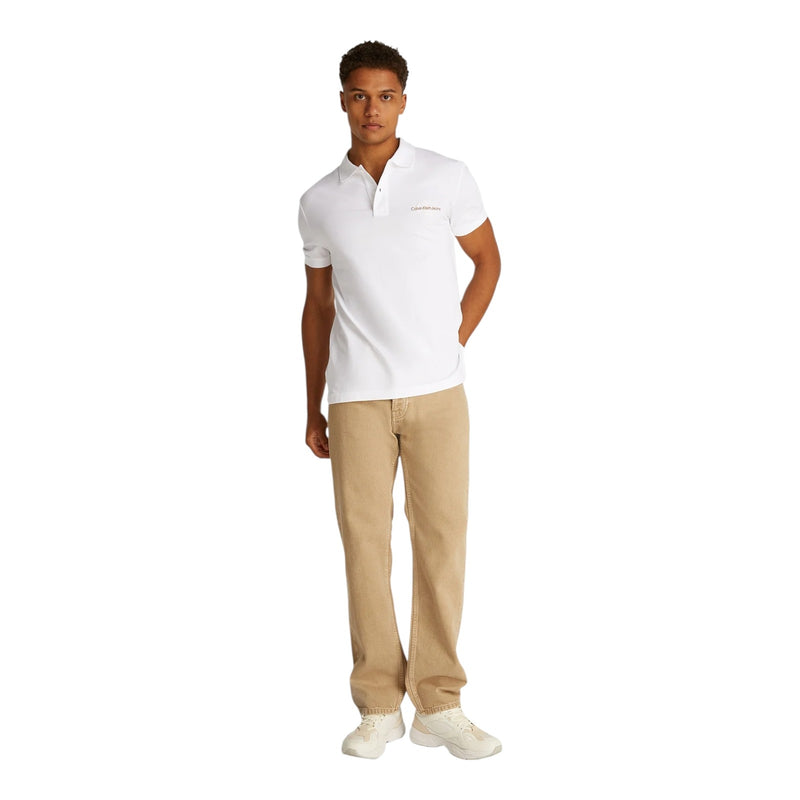 Polo Uomo Calvin Klein - Monologo Polo - Bianco
