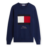 Maglioni Uomo Tommy Hilfiger - Gifting Flag Crew Neck Sweater - Blu