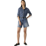 Pantaloncini Donna Levi's - High Baggy Short - Denim
