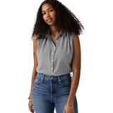 Camicie Donna Levi's - Londynn Sl Popover Shirt Patricia Check - Nero