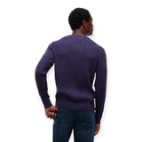 Maglioni Uomo Tommy Hilfiger - Classic Cotton Cable Crew Neck - Viola