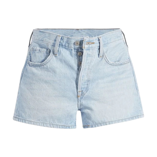 Pantaloncini Donna Levi's - 501 Rolled Short Orindas Troy Scraped - Celeste