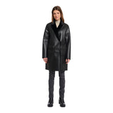 Cappotti Donna RINO & PELLE - Reversible double breasted coat - Nero