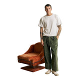 Pantaloni Uomo S 001 - Corduroy 1000 Chino Easypants With Waist Bell - Verde