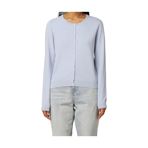 Cardigan Donna Liu Jo - Ecs Maglia Aperta M/L - Celeste