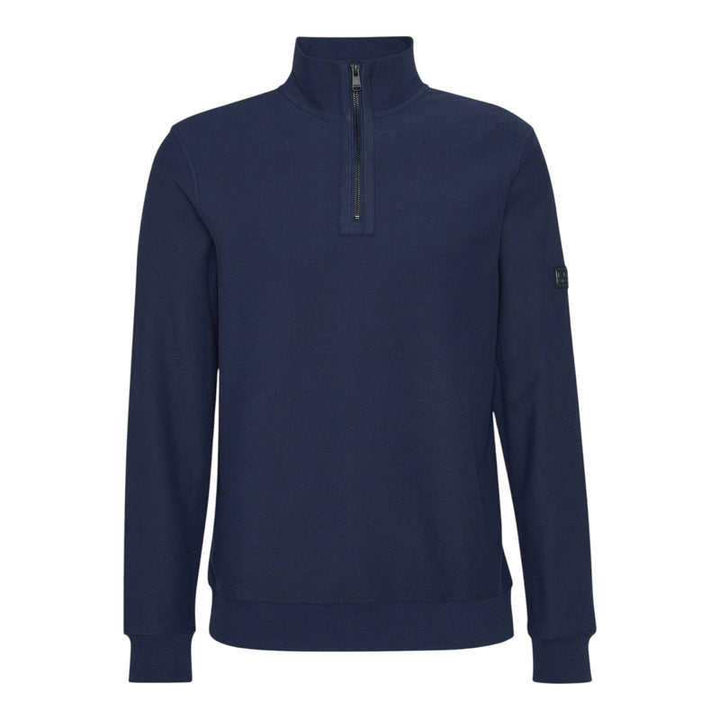 Maglie Uomo Barbour - Samuel Funnel Neck - Blu