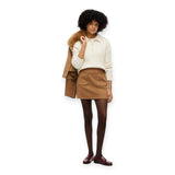 Gonne casual Donna Tommy Hilfiger - Df Wool Lady Skirt - Cammello