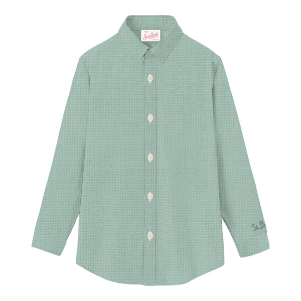 Camicie Donna Mc2 Saint Barth - Meredith Long Sleeve Shirt - Menta