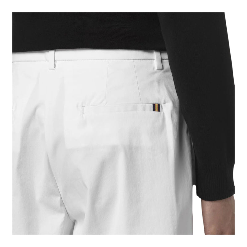 Pantaloni Donna K-Way - Nive Twill Tech - Bianco