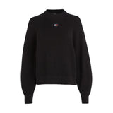 Maglie Donna Tommy Hilfiger - Tjw Badge Mockneck Sweater - Nero