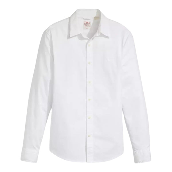 Camicie casual Uomo Levi's - Ls Battery Hn Shirt Slim - Bianco