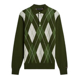 Maglie Uomo Tommy Hilfiger - Argyle Ls Rugby - Verde