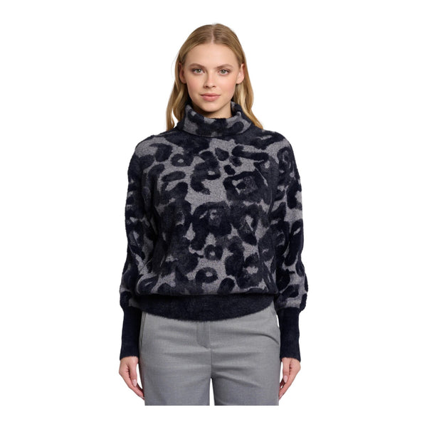 Maglioni Donna RINO & PELLE - Boxy turtleneck sweater - Grigio