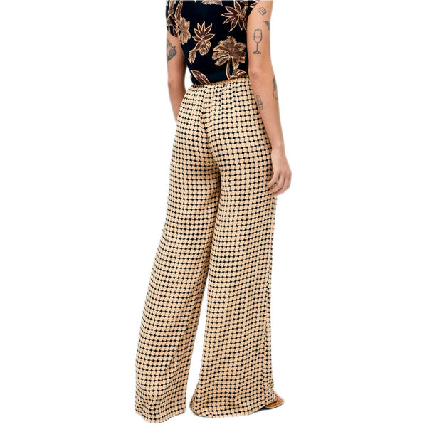 Pantaloni Donna Surkana - Pantalone Lungo E Largo - Beige