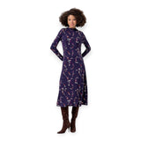 Vestiti casual Donna Surkana - Abito lungo a lupetto - Viola