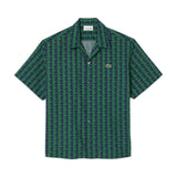 Camicie casual Uomo Lacoste - Camicia M/C - Verde