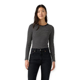 Maglie a manica lunga Donna Levi's - Hayes Ls Tee Gemini - Blu