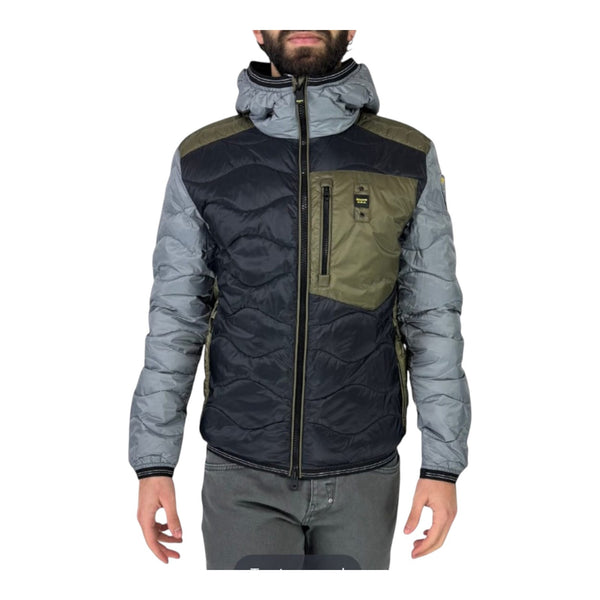 Giubbini Uomo Blauer - Kenton Giubbini Corti Imbottito Ovatta - Nero