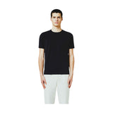 T-shirt Uomo Alpha Studio - Girocollo Mmjersey Stretch - Nero